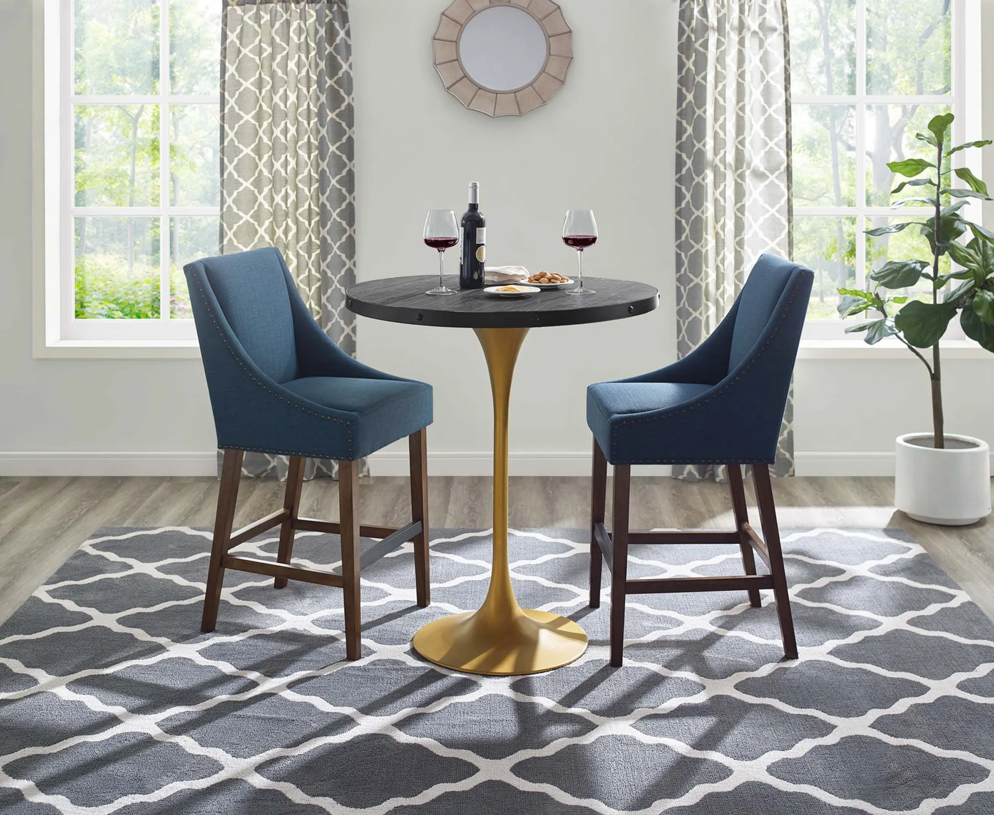 Drive Wood Bar Table by Modway