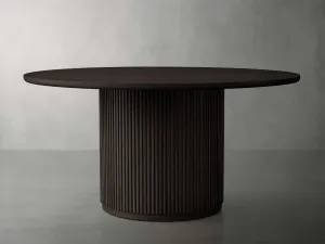 Finnley Round Wood Dining Table