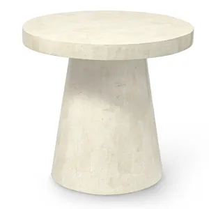 Foley Stone Outdoor Side Table