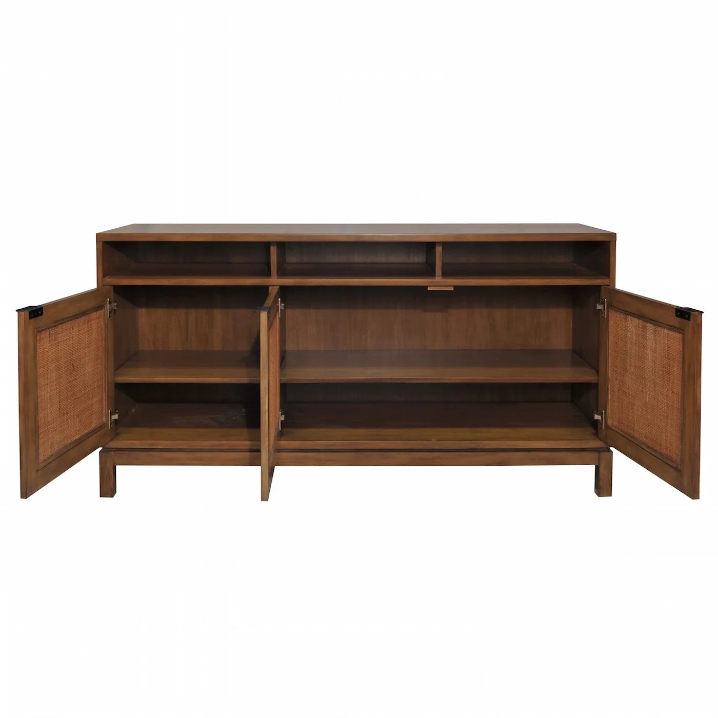 Francisco Rattan Panel 3 Door Sideboard NATURAL