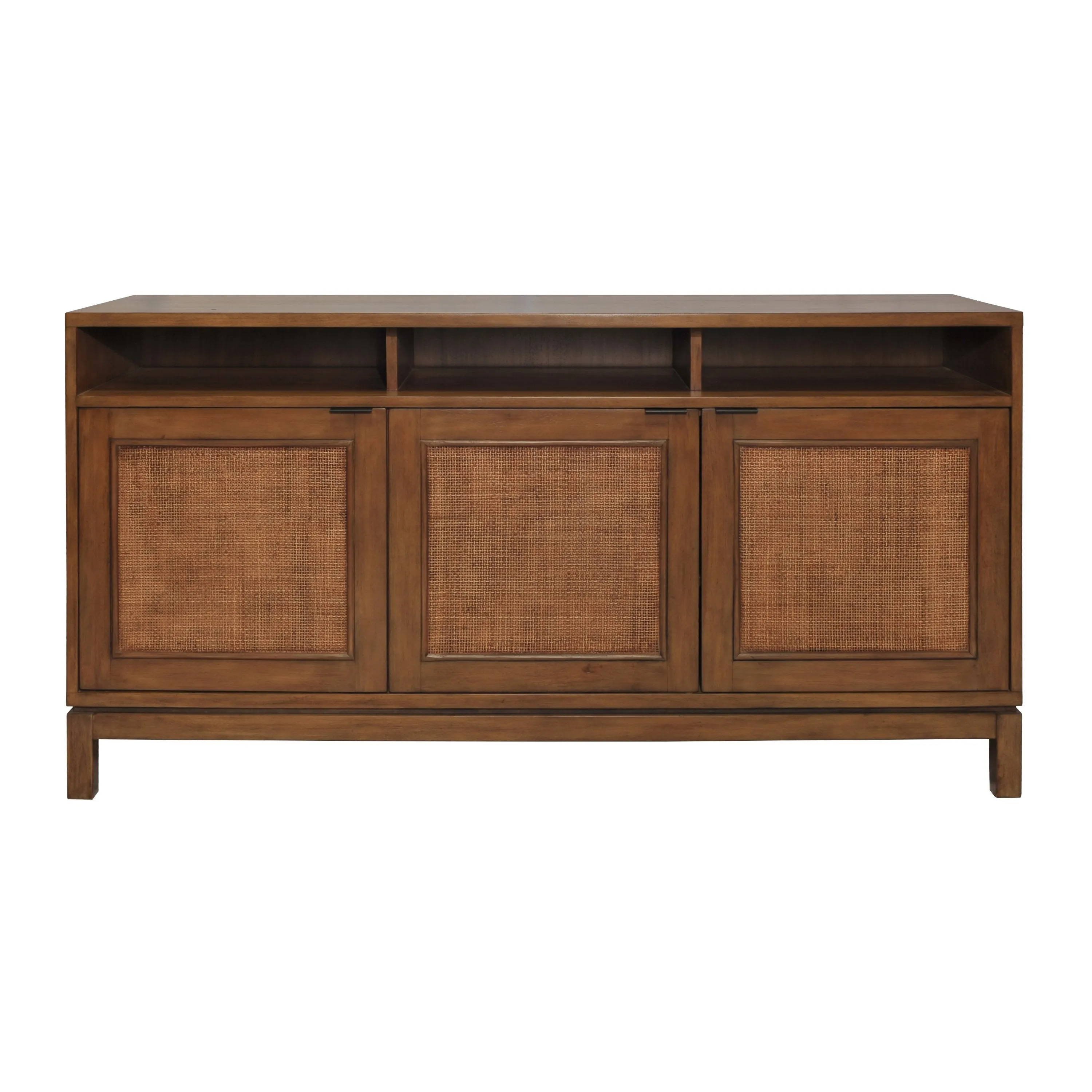 Francisco Rattan Panel 3 Door Sideboard NATURAL