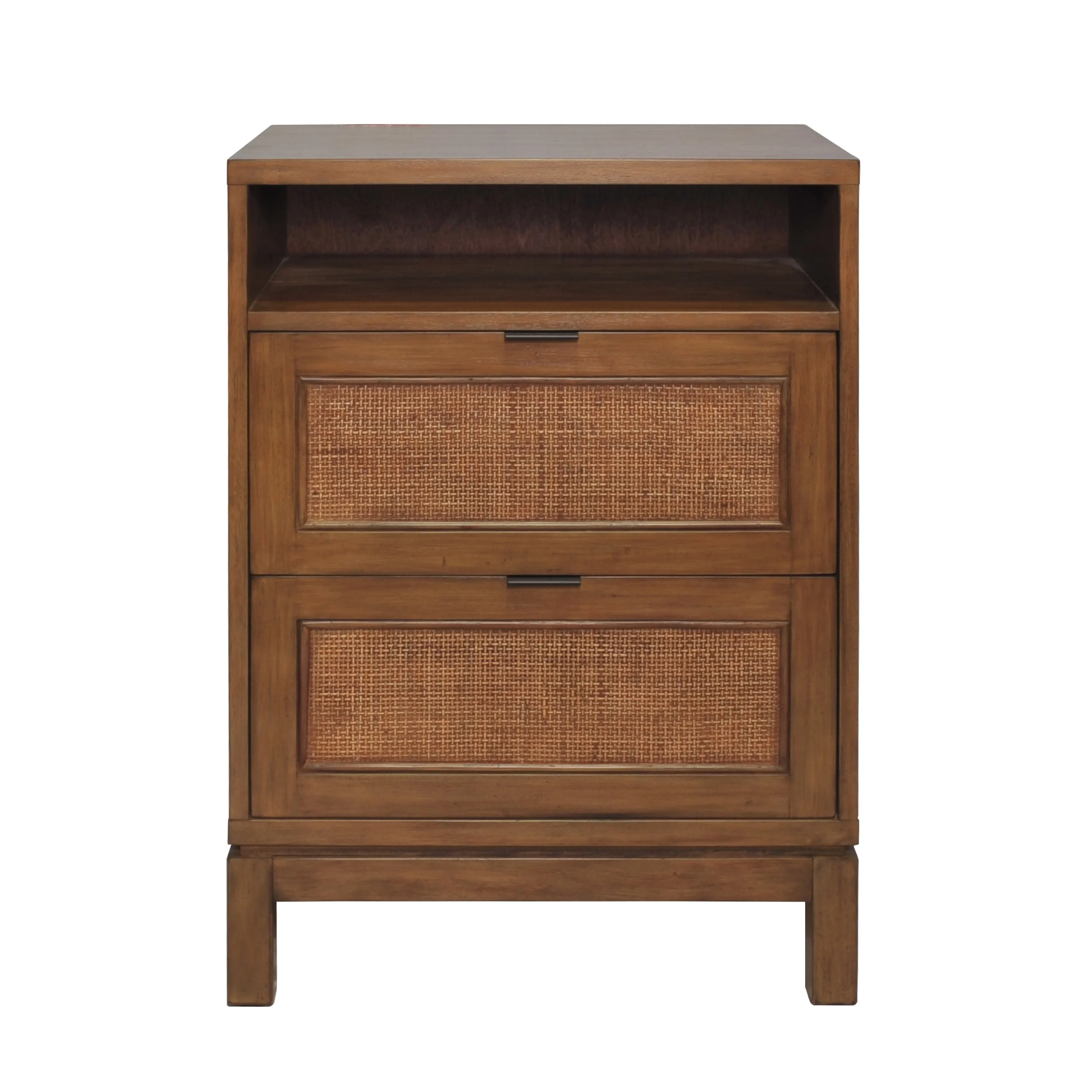 Francisco Rattan Panel Side Table NATURAL