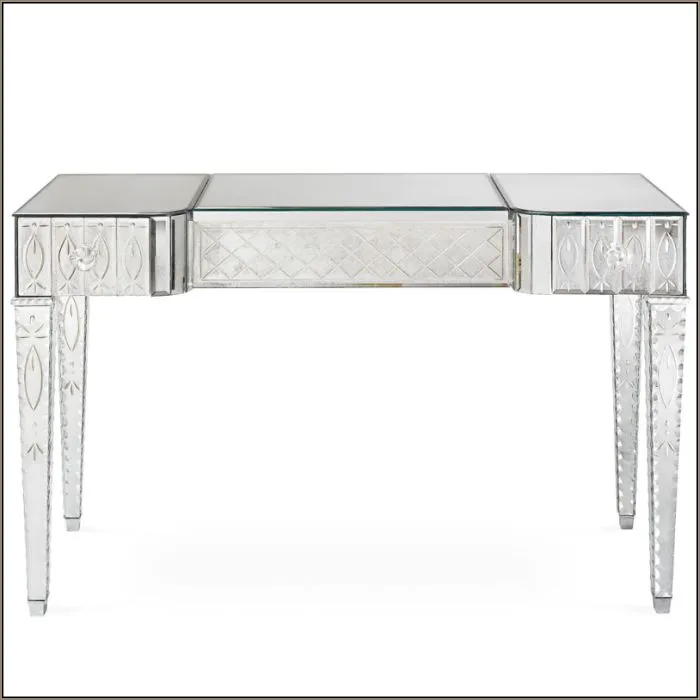 Glamorous Engraved Venetian  Mirrored Dressing Table