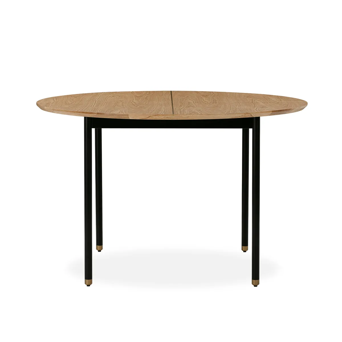 Harbour Round Dining Table - Oak / Black