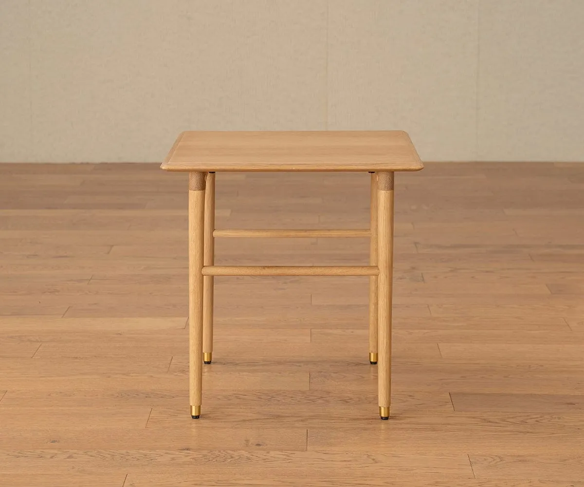 Hendrick End Table II - White Oak