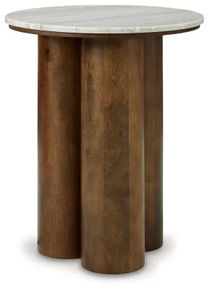 Henfield Beige / Brown Accent Table