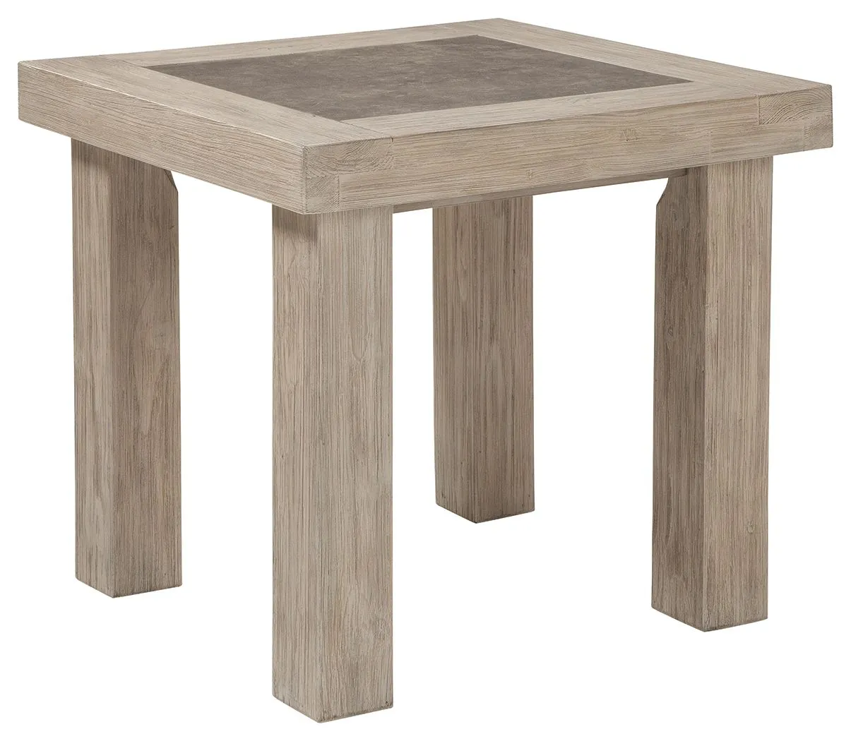 Hennington Light Brown Rectangular End Table