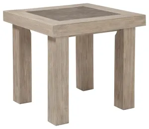 Hennington Light Brown Rectangular End Table