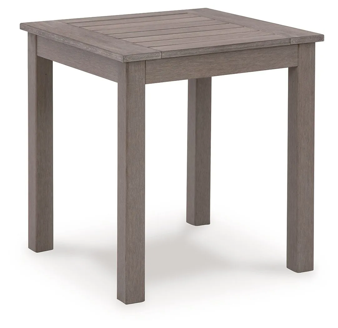 Hillside Barn Brown Square End Table