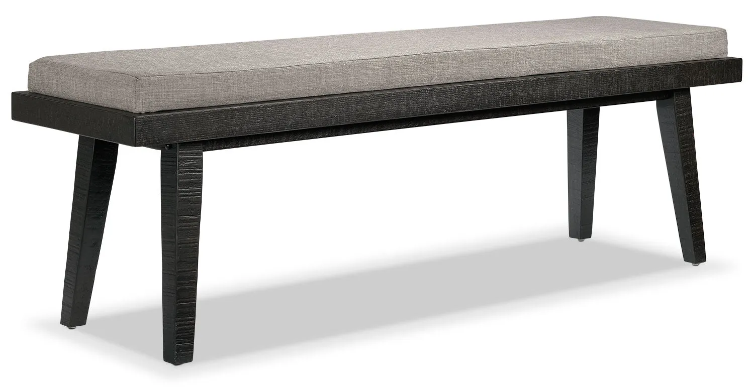 Imari 6-Piece Dining Set - Black and Grey