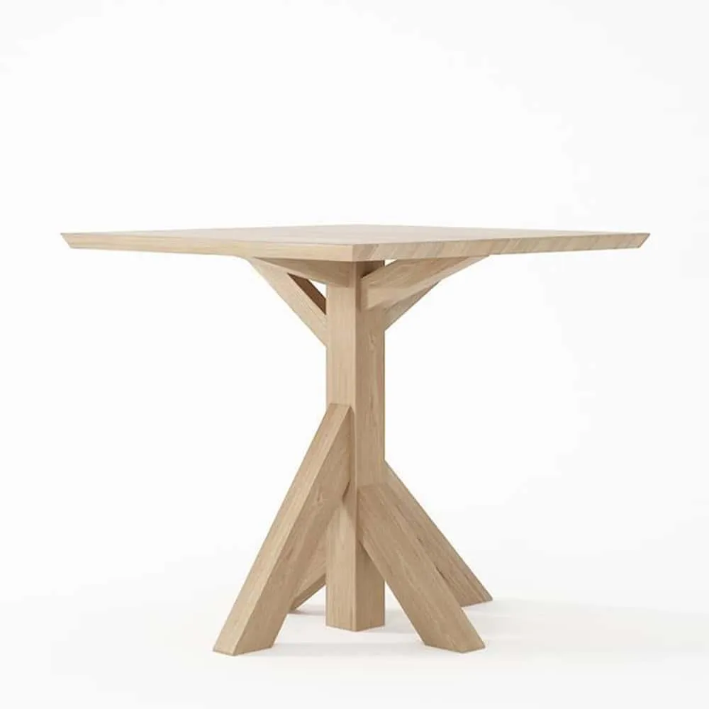 Ki Square Dining Table 80cm Oak