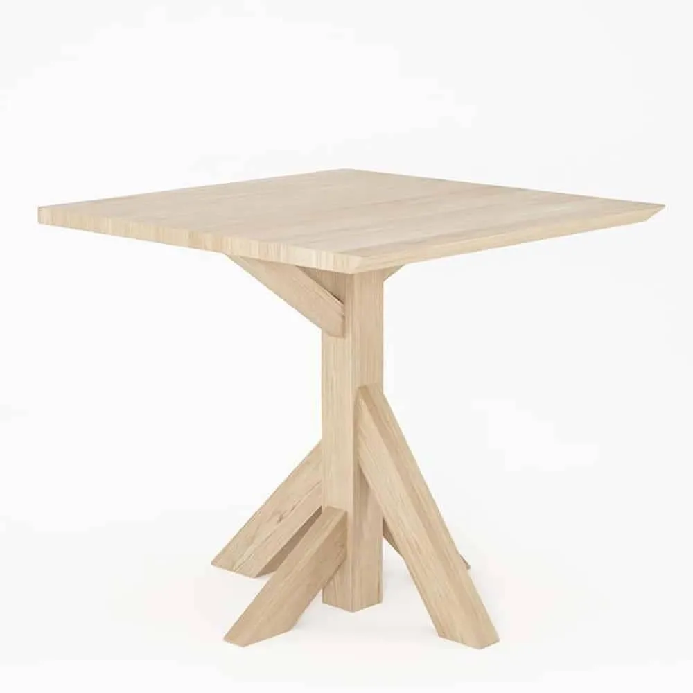 Ki Square Dining Table 80cm Oak