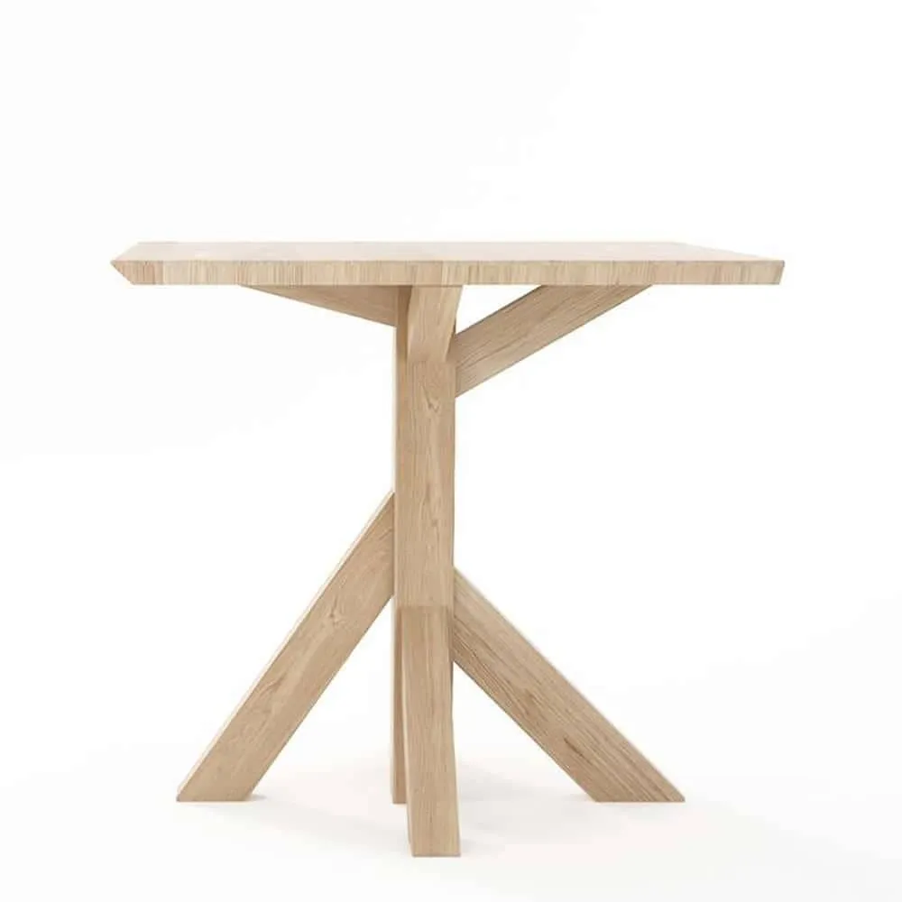 Ki Square Dining Table 80cm Oak