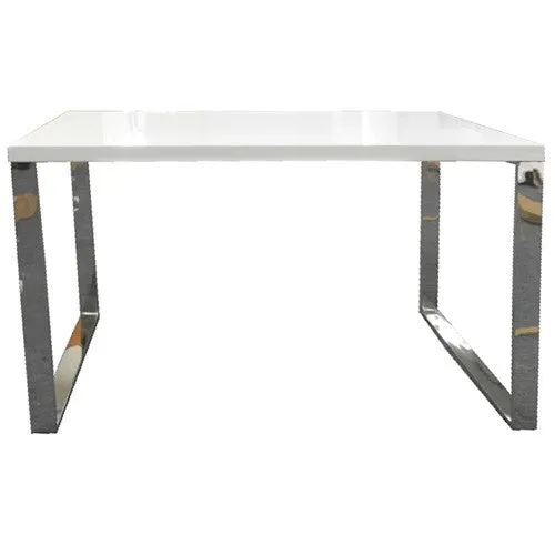Kings Road Desk WHITE/CHROME