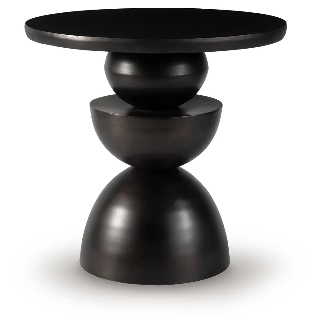 Kurtson Bronze Finish Accent Table