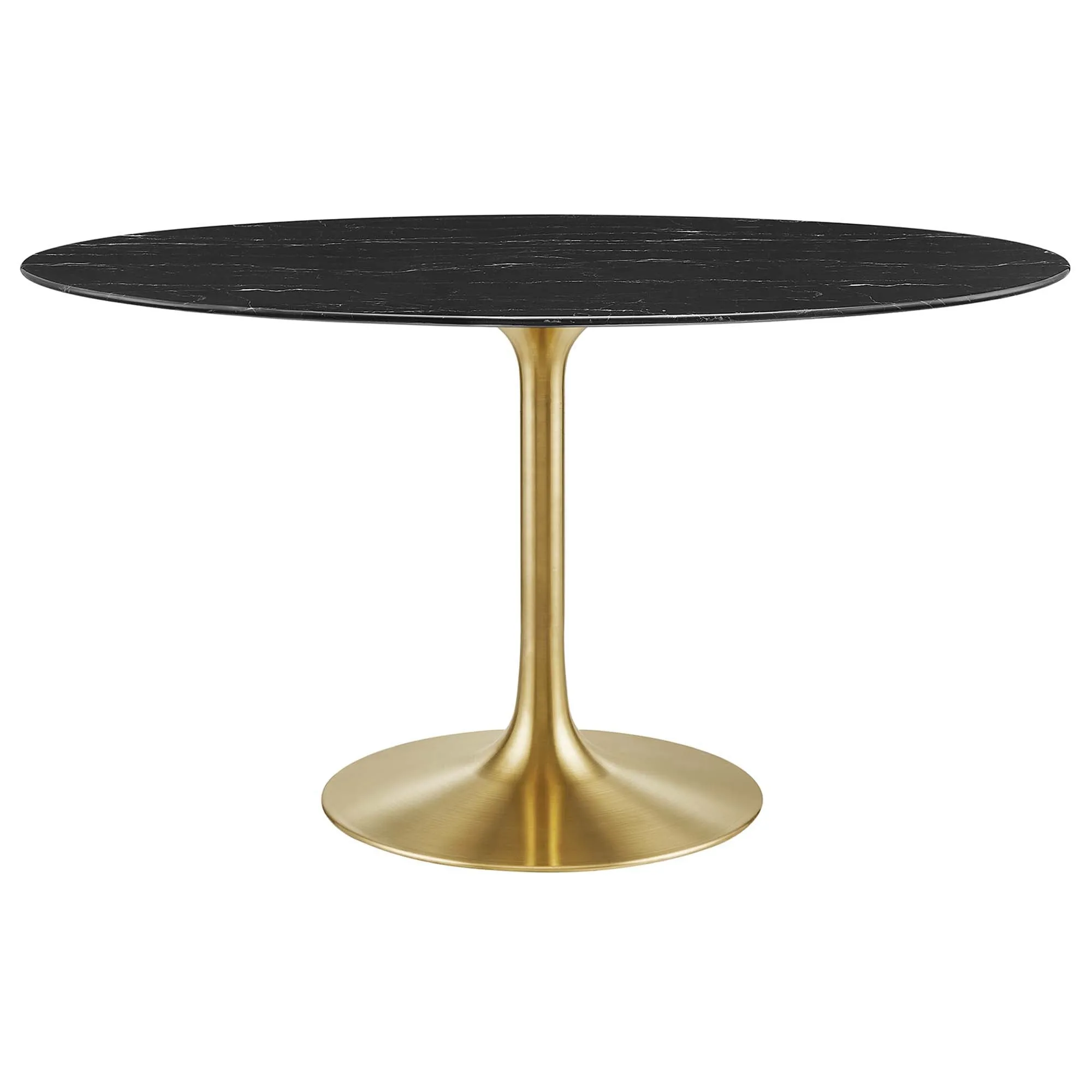 Lippa Oval Artificial Marble Dining Table by Modway