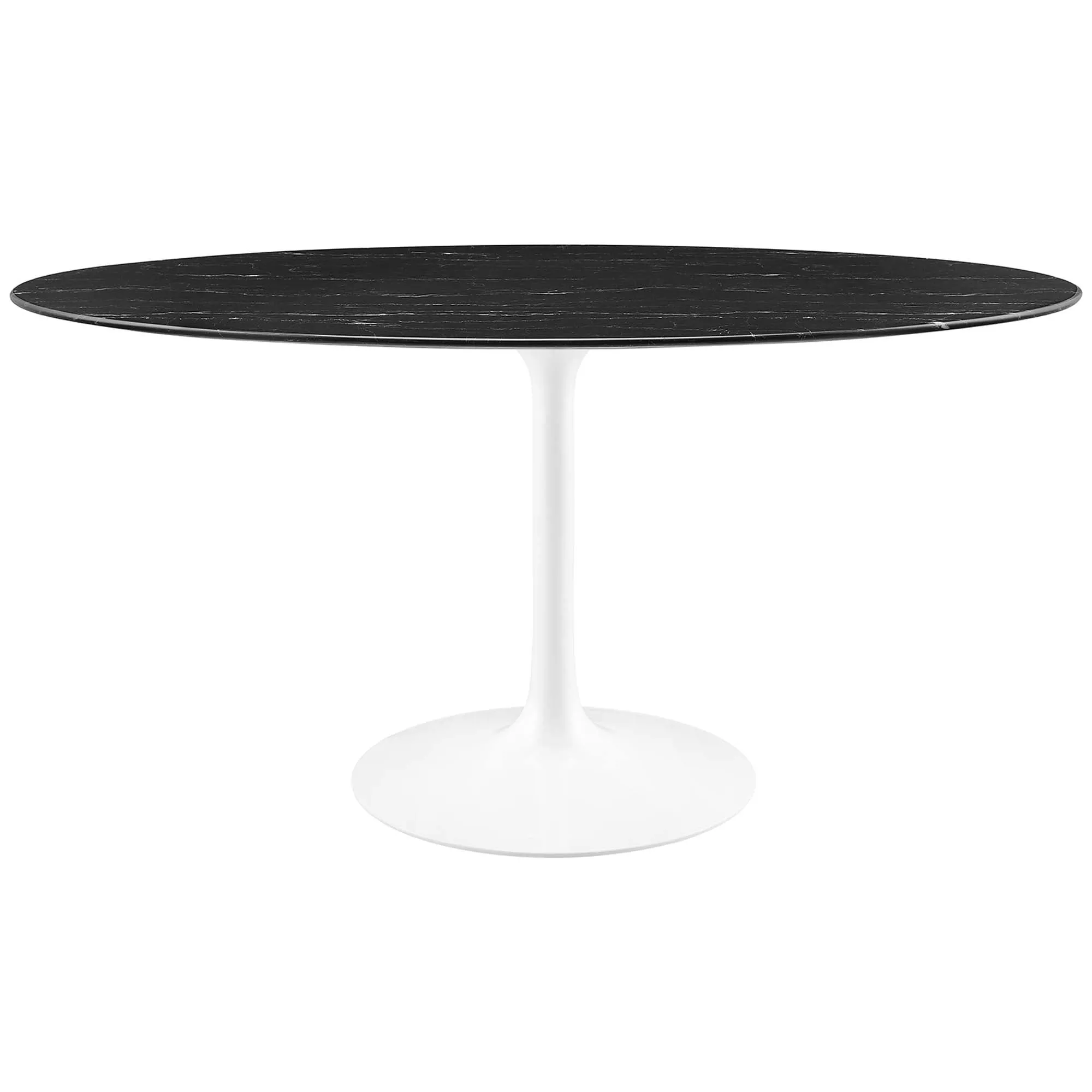 Lippa Oval Artificial Marble Dining Table by Modway