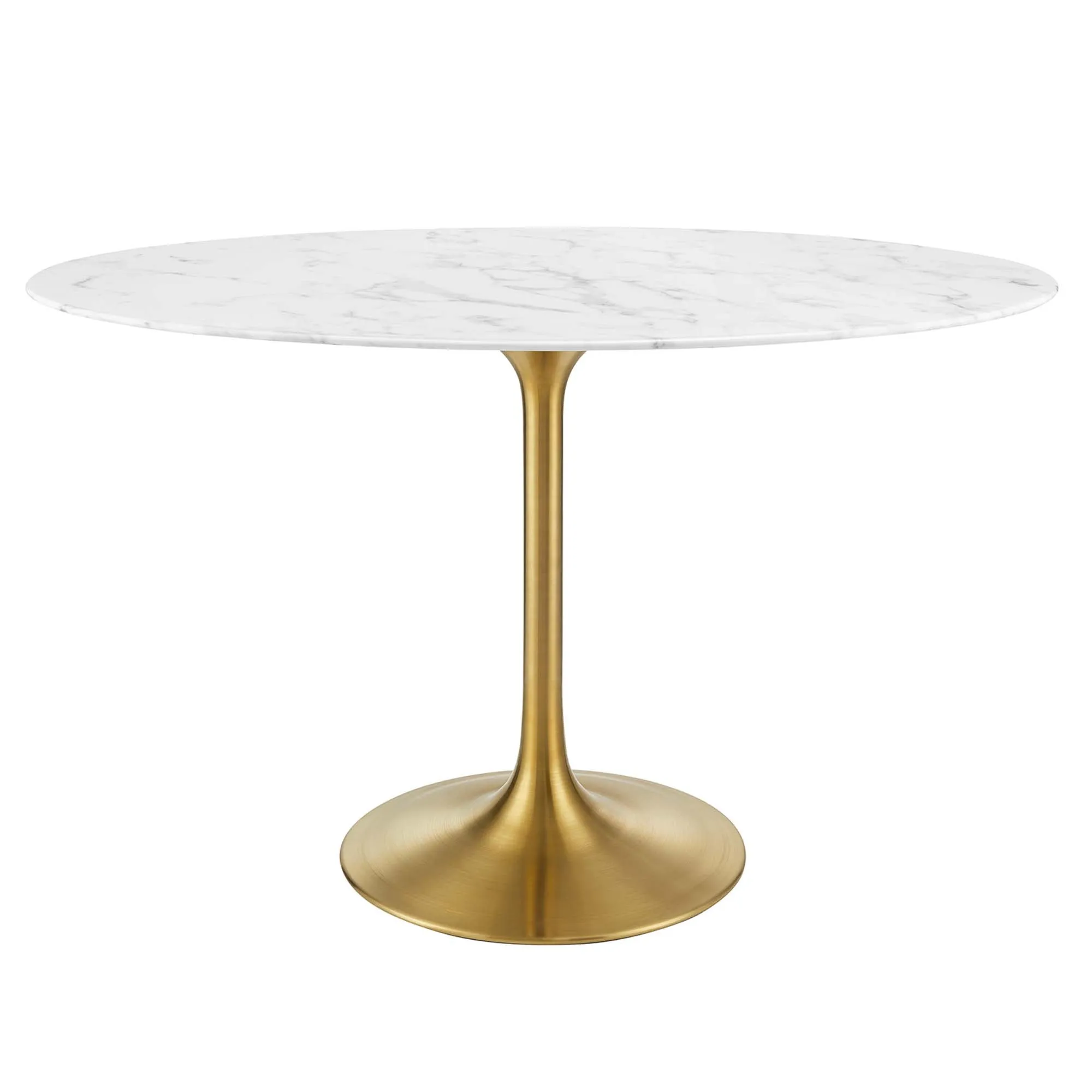 Lippa Oval Artificial Marble Dining Table by Modway