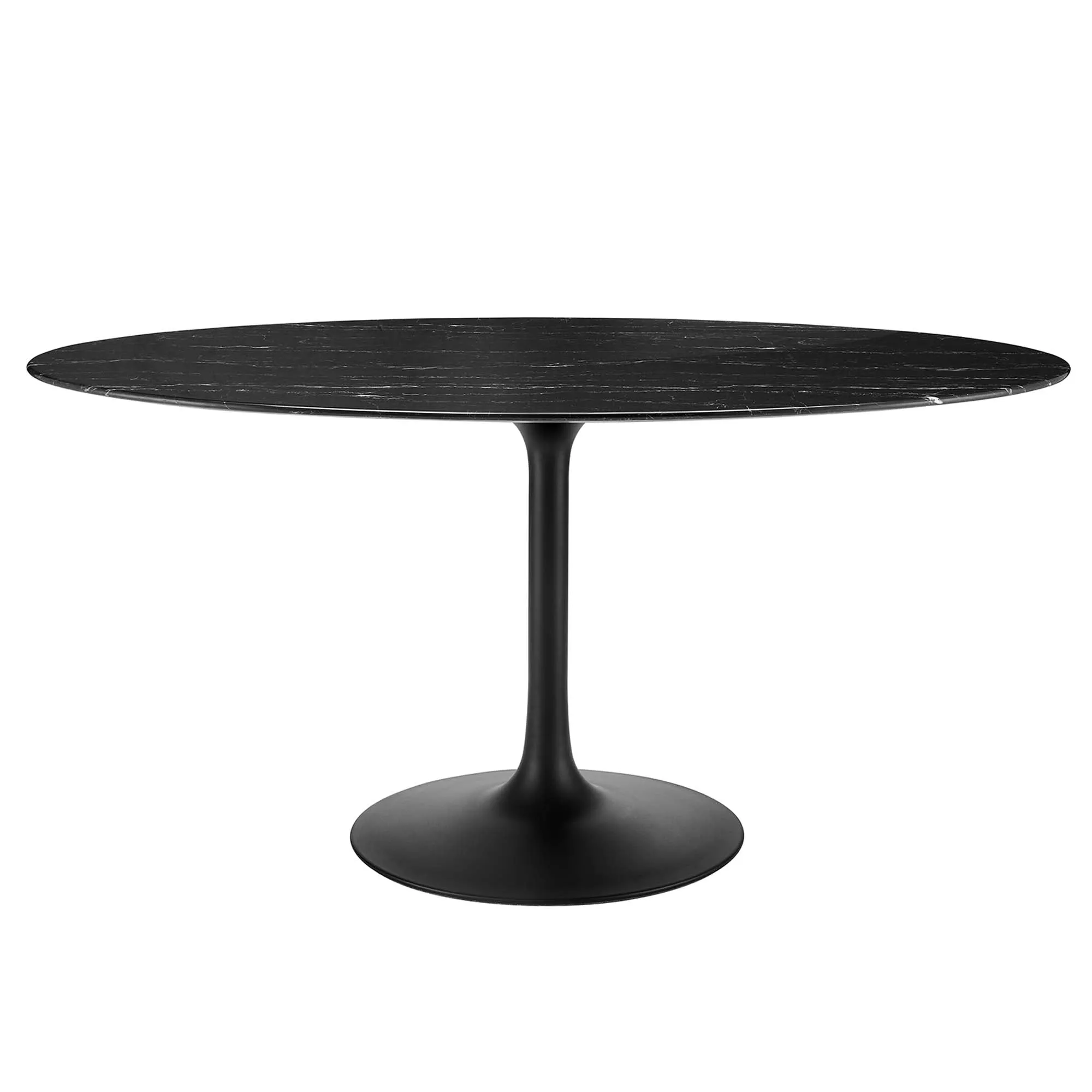 Lippa Oval Artificial Marble Dining Table by Modway