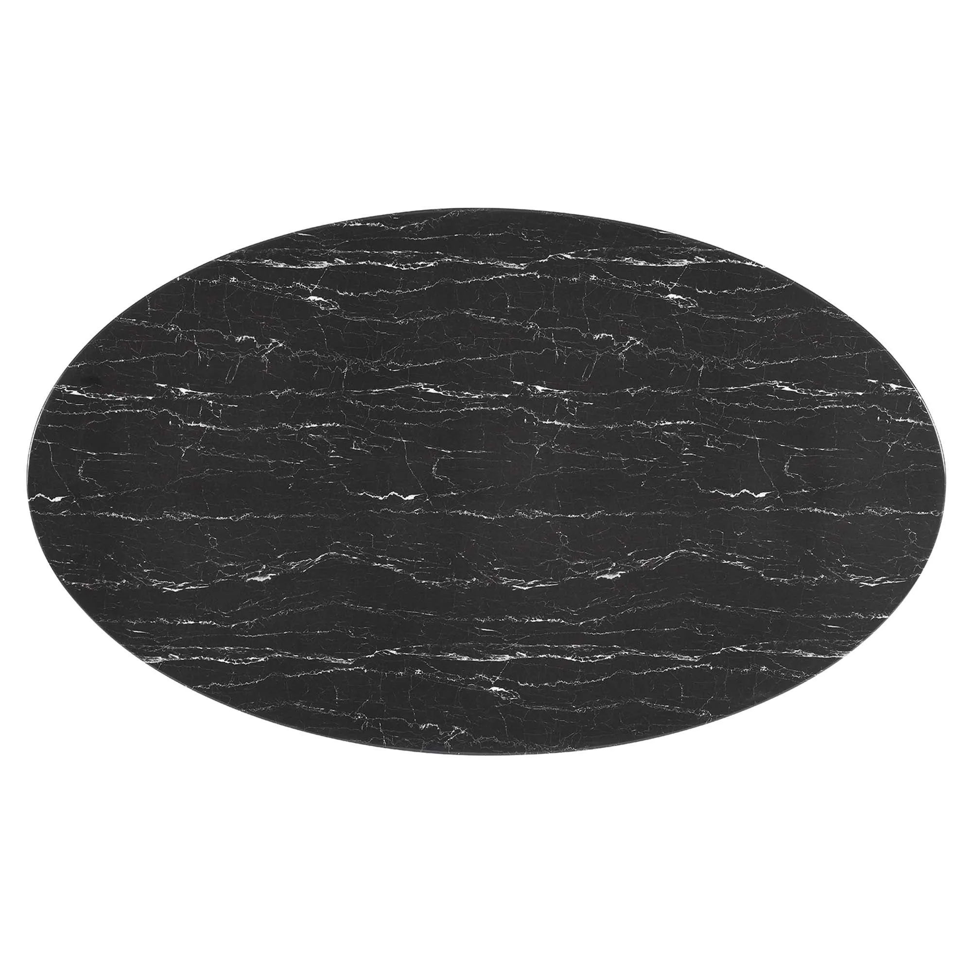 Lippa Oval Artificial Marble Dining Table by Modway