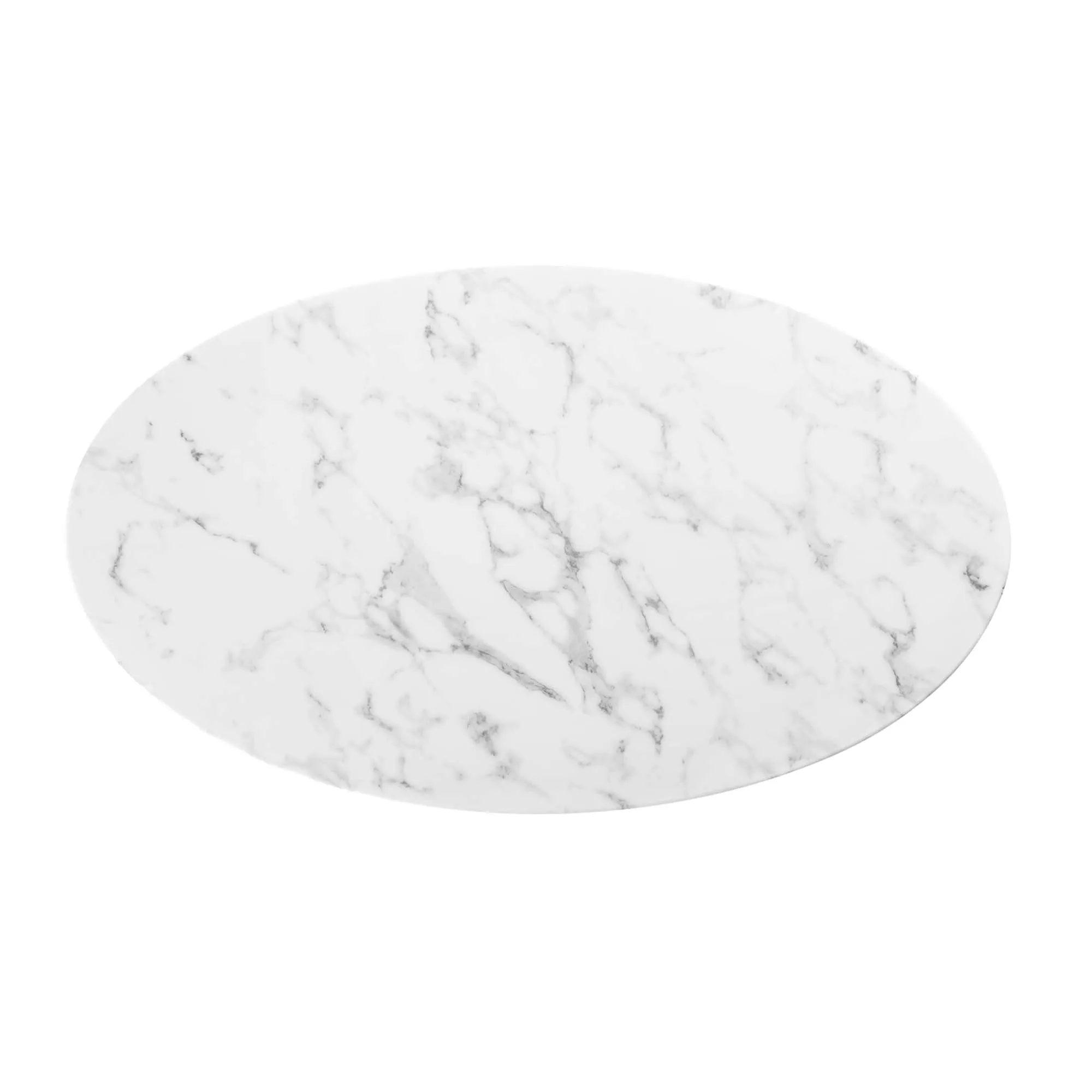 Lippa Oval Artificial Marble Dining Table by Modway