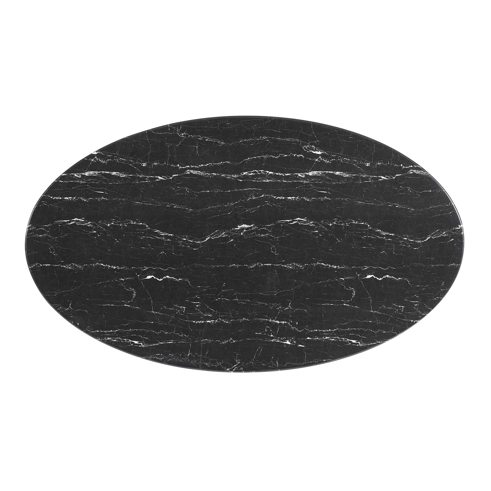 Lippa Oval Artificial Marble Dining Table by Modway