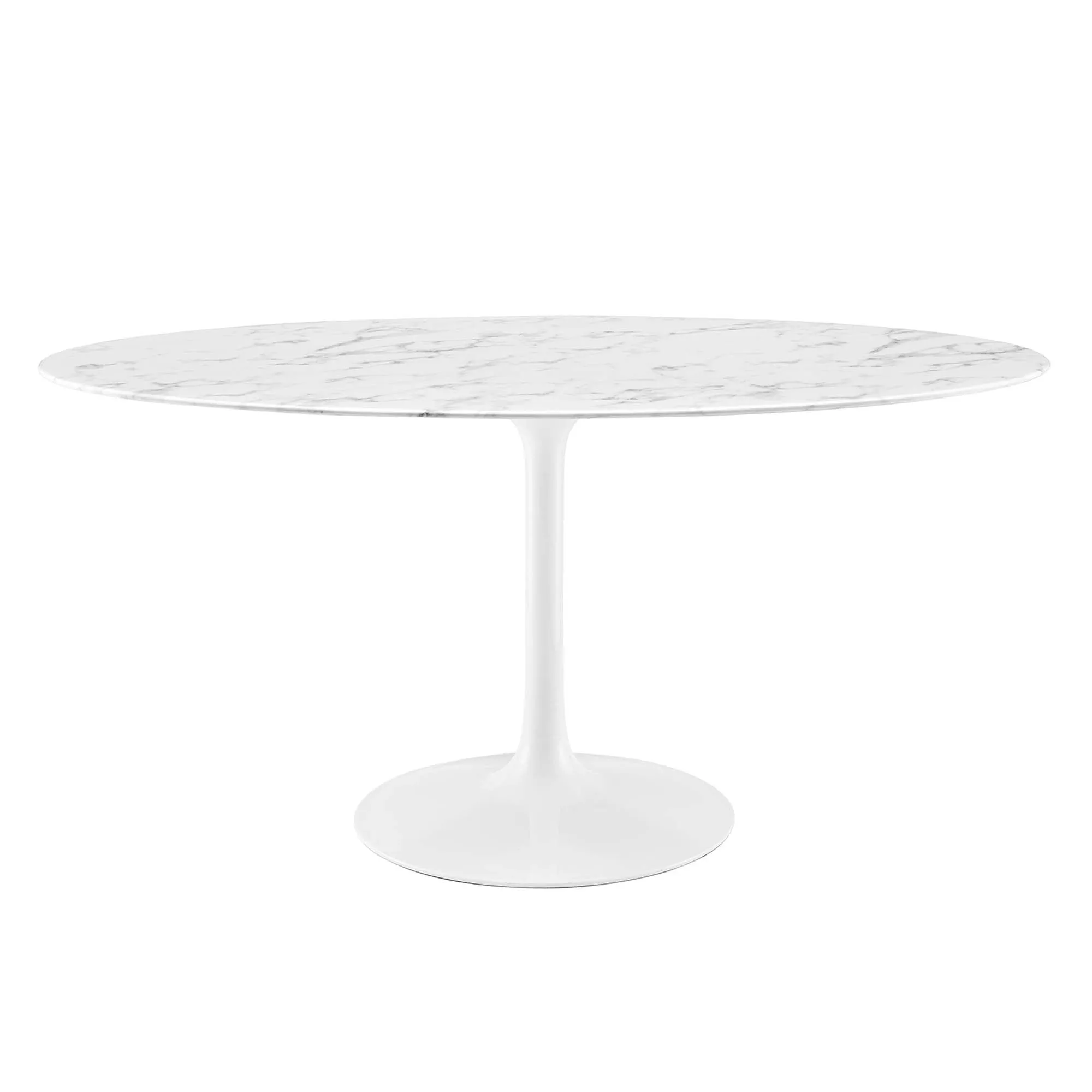 Lippa Oval Artificial Marble Dining Table by Modway