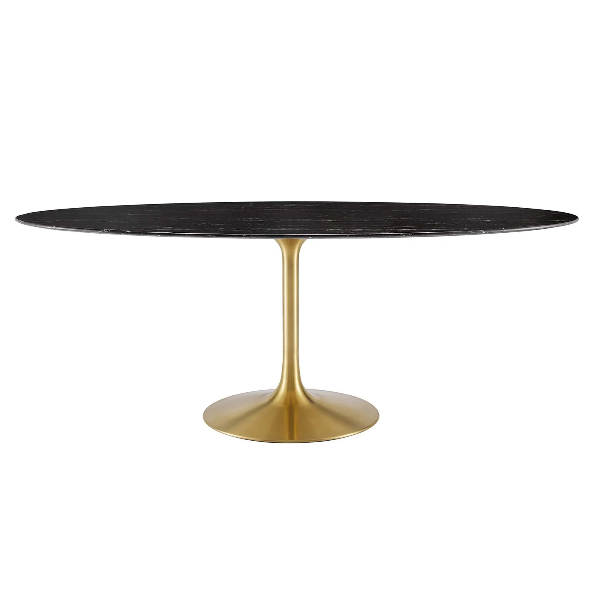 Lippa Oval Artificial Marble Dining Table by Modway