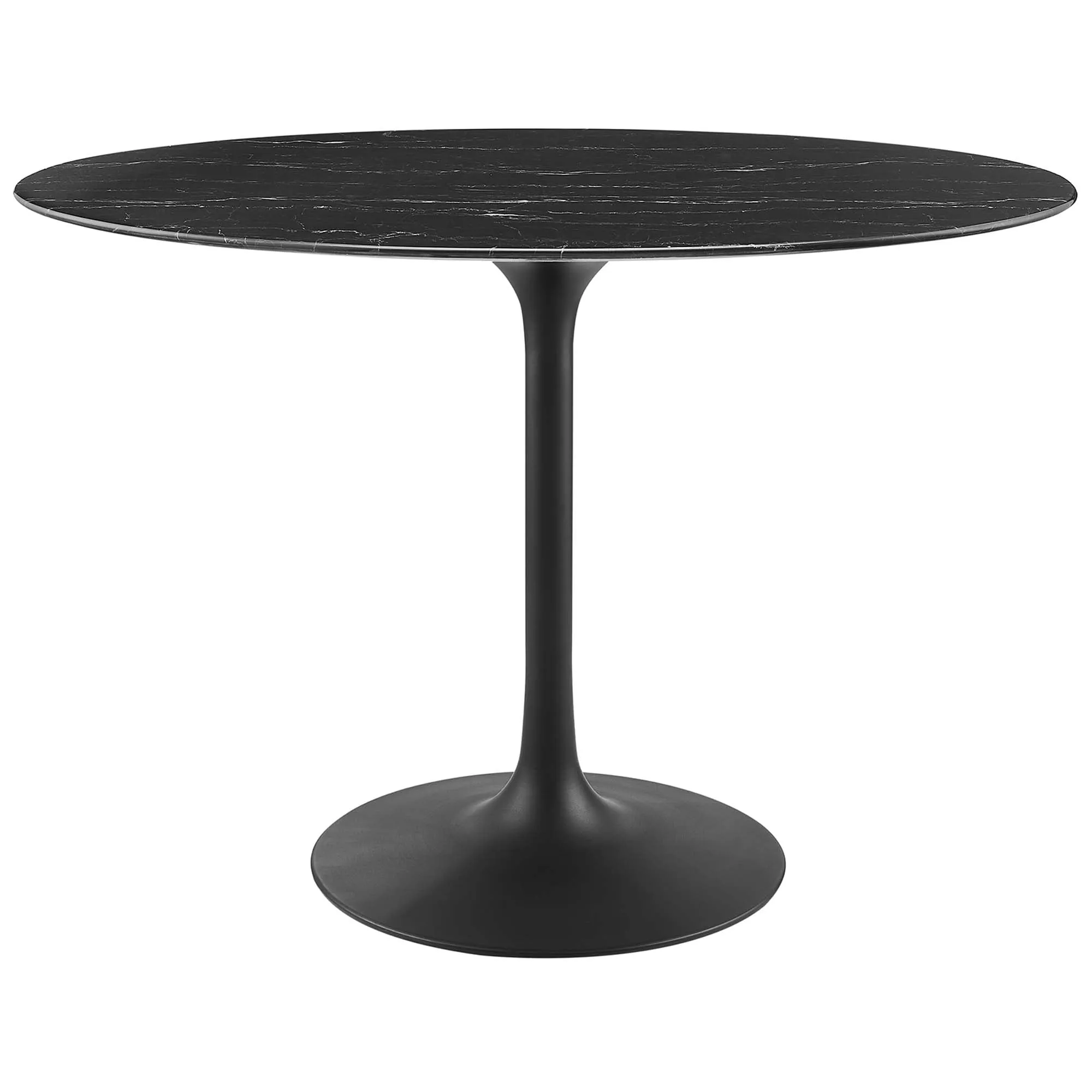 Lippa Oval Artificial Marble Dining Table by Modway