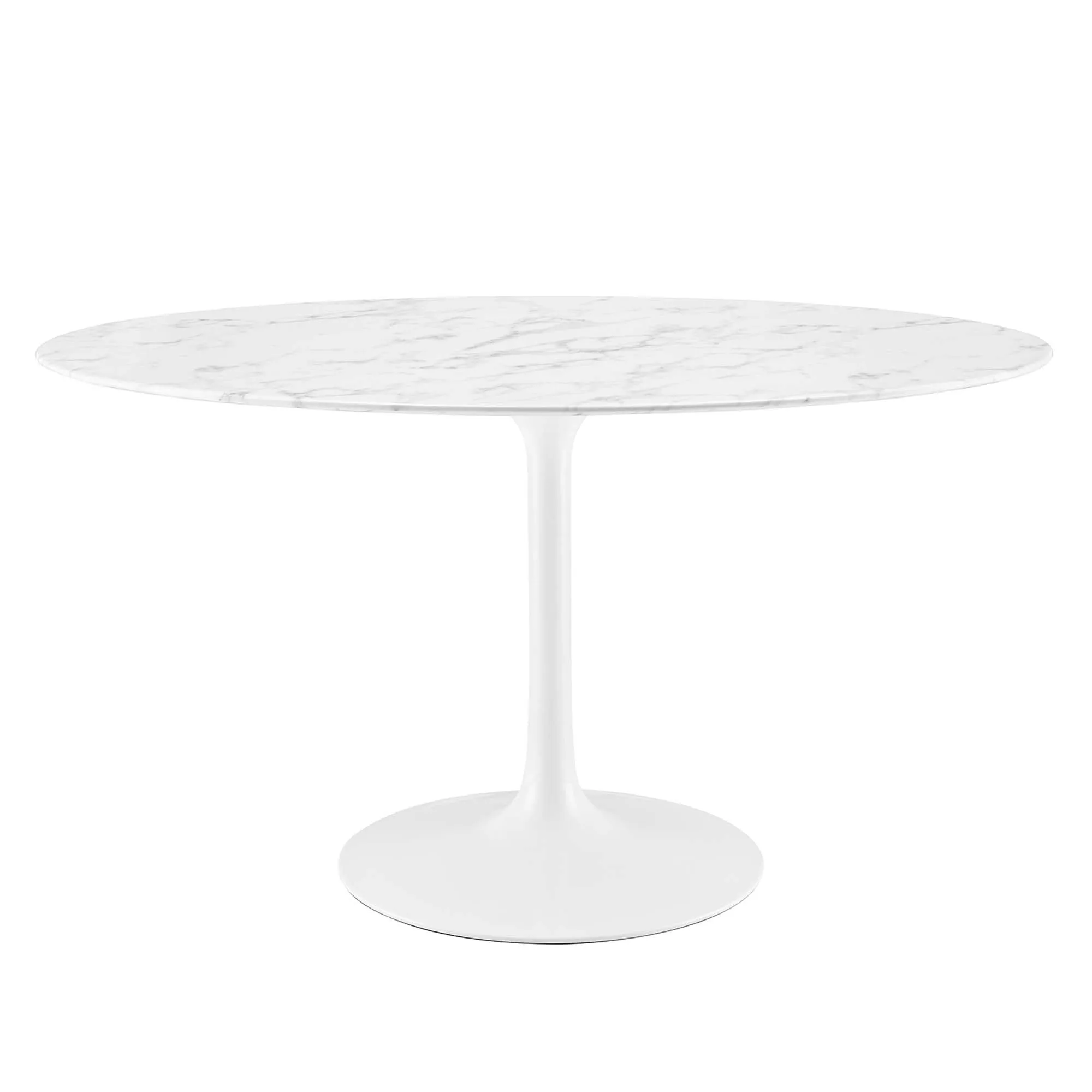 Lippa Oval Artificial Marble Dining Table by Modway