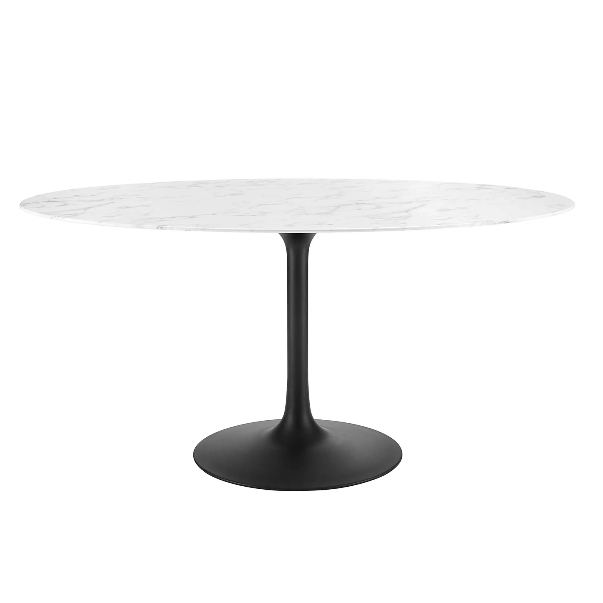 Lippa Oval Artificial Marble Dining Table by Modway
