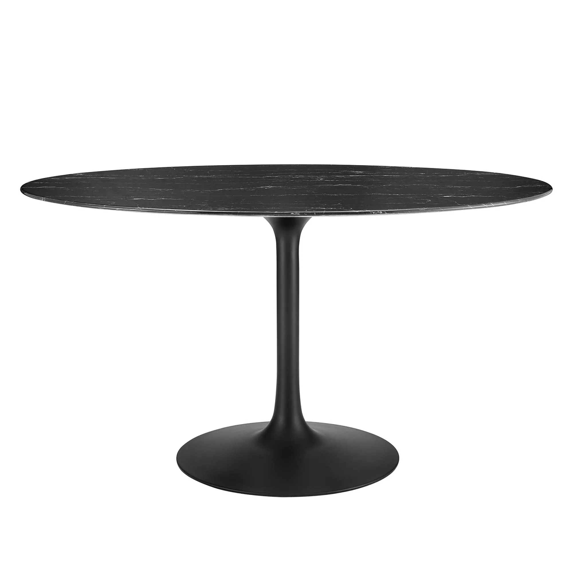 Lippa Oval Artificial Marble Dining Table by Modway