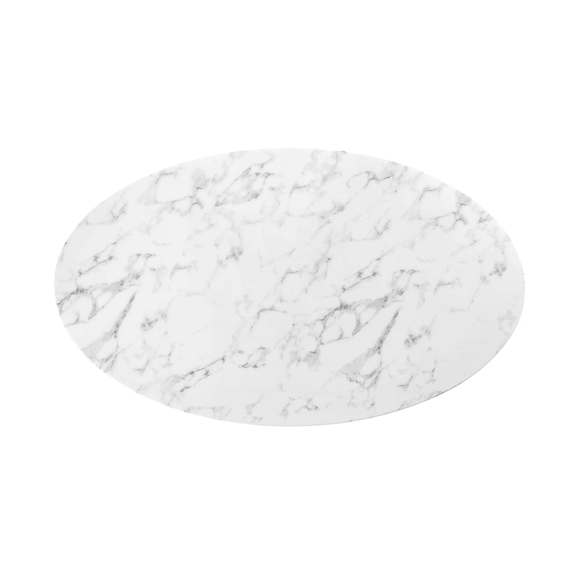 Lippa Oval Artificial Marble Dining Table by Modway