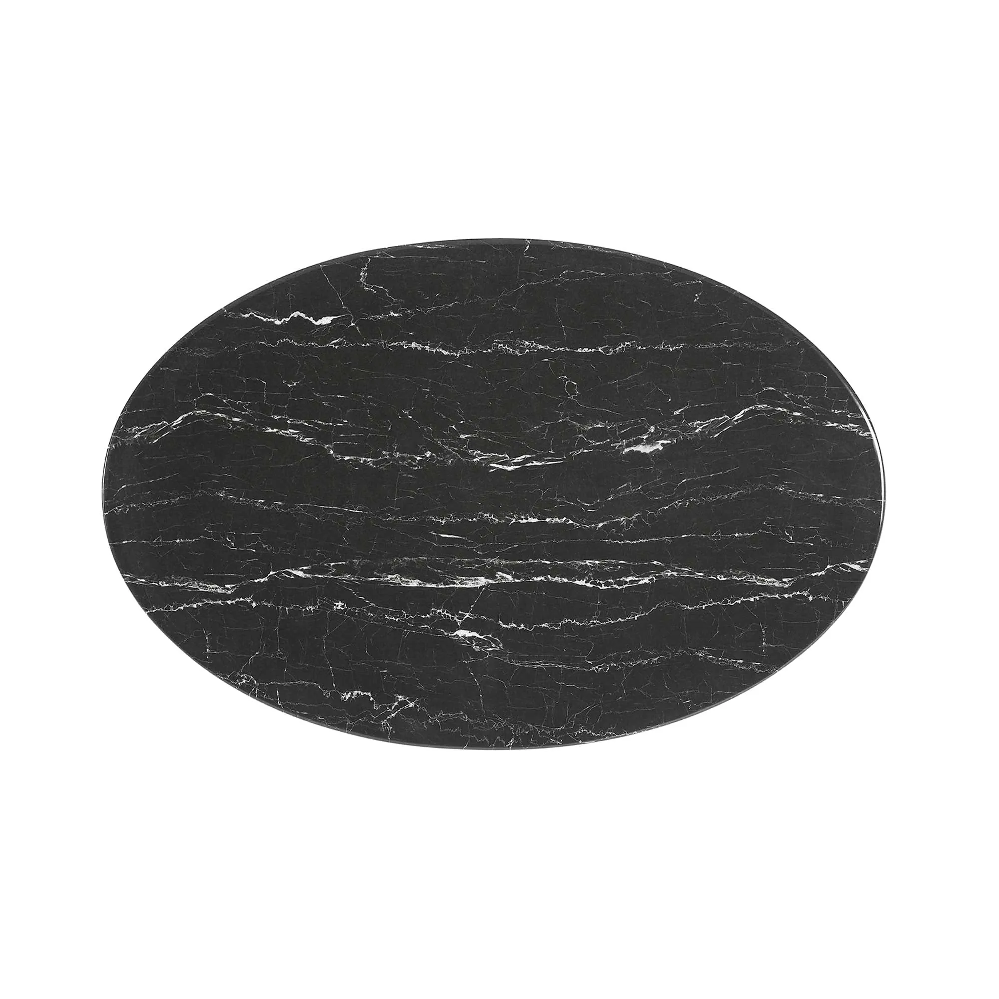 Lippa Oval Artificial Marble Dining Table by Modway
