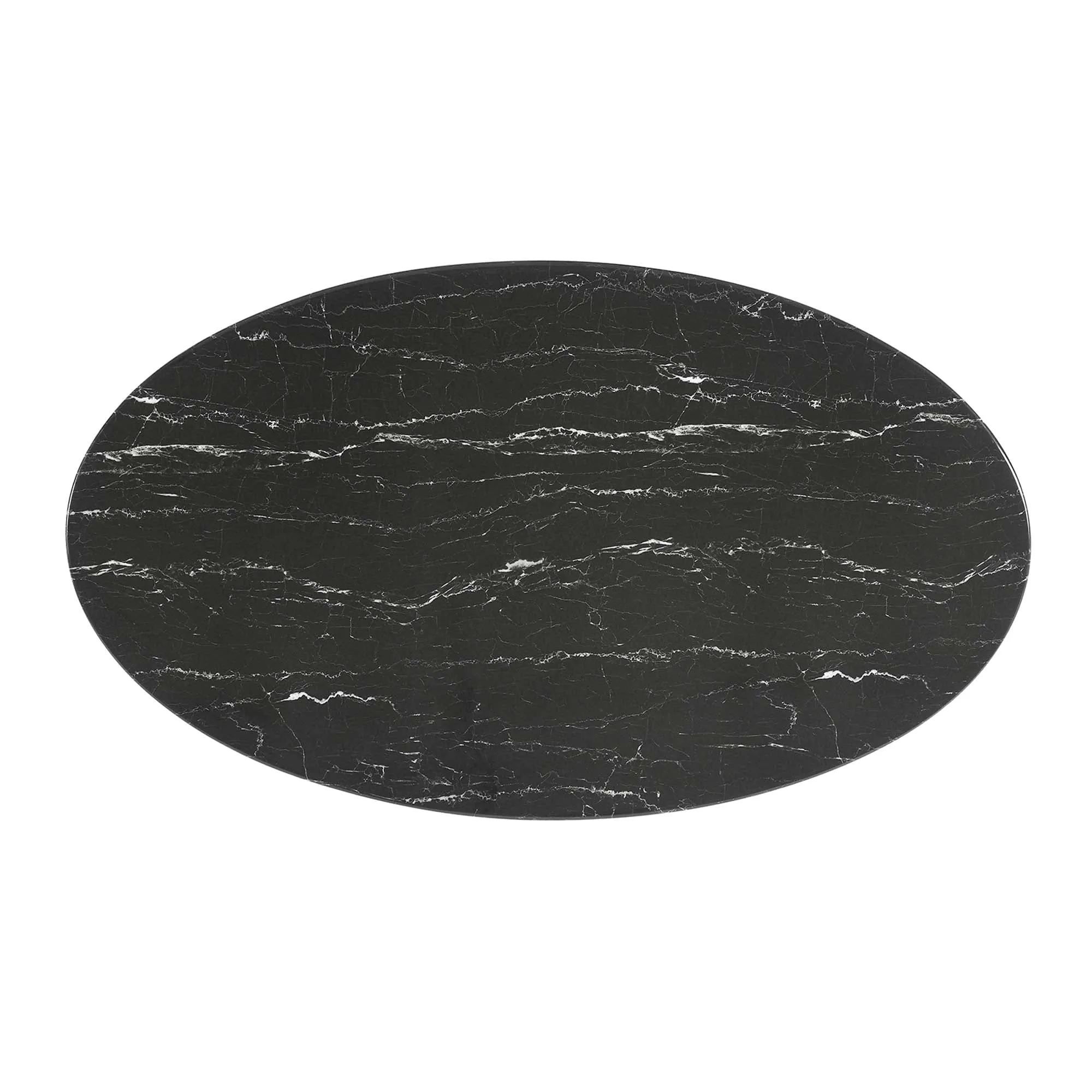Lippa Oval Artificial Marble Dining Table by Modway