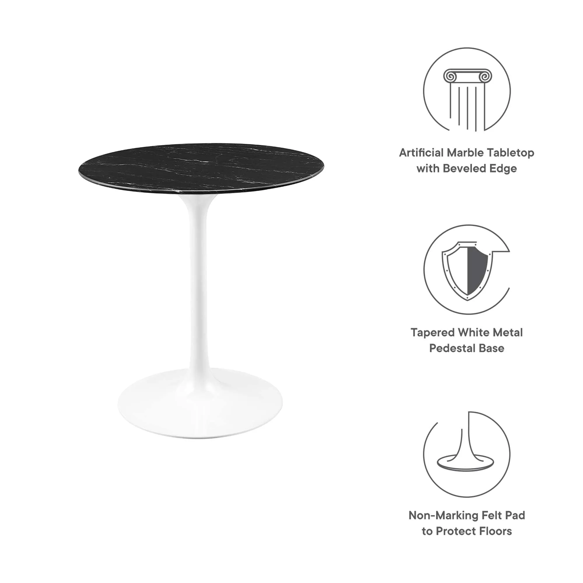 Lippa Round 28" Dining Table by Modway