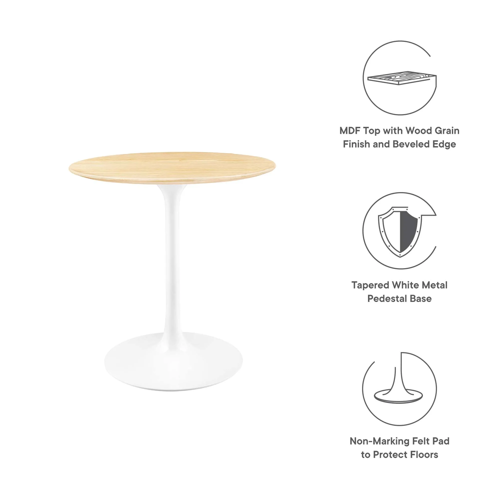 Lippa Round 28" Dining Table by Modway