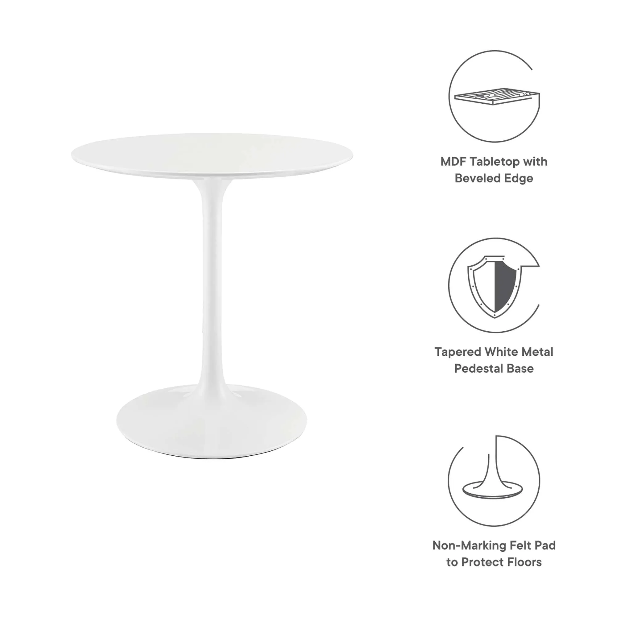 Lippa Round 28" Dining Table by Modway
