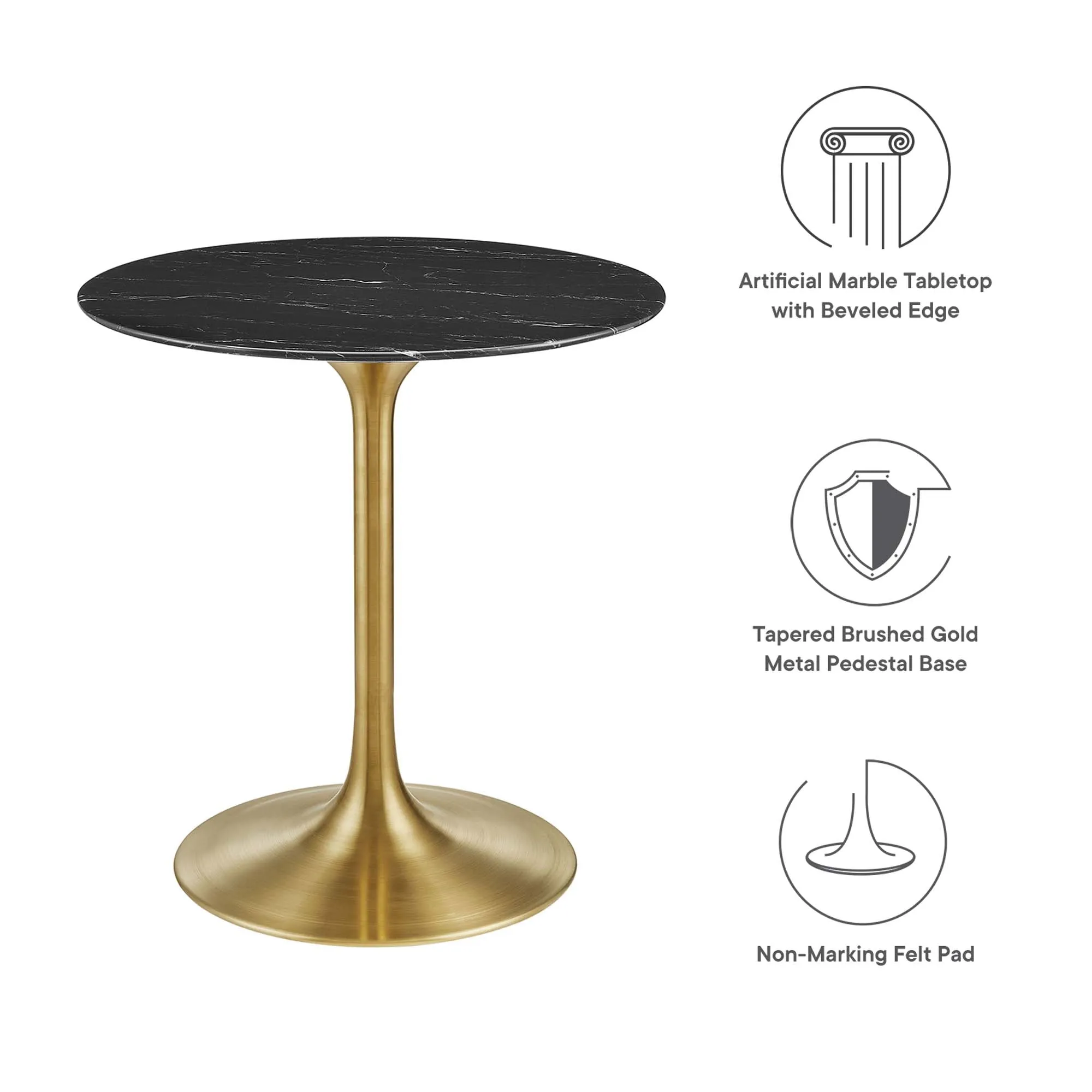 Lippa Round 28" Dining Table by Modway