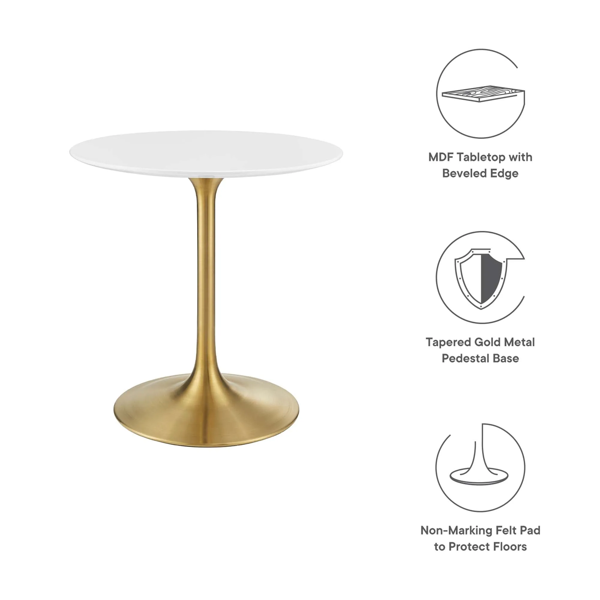 Lippa Round 28" Dining Table by Modway