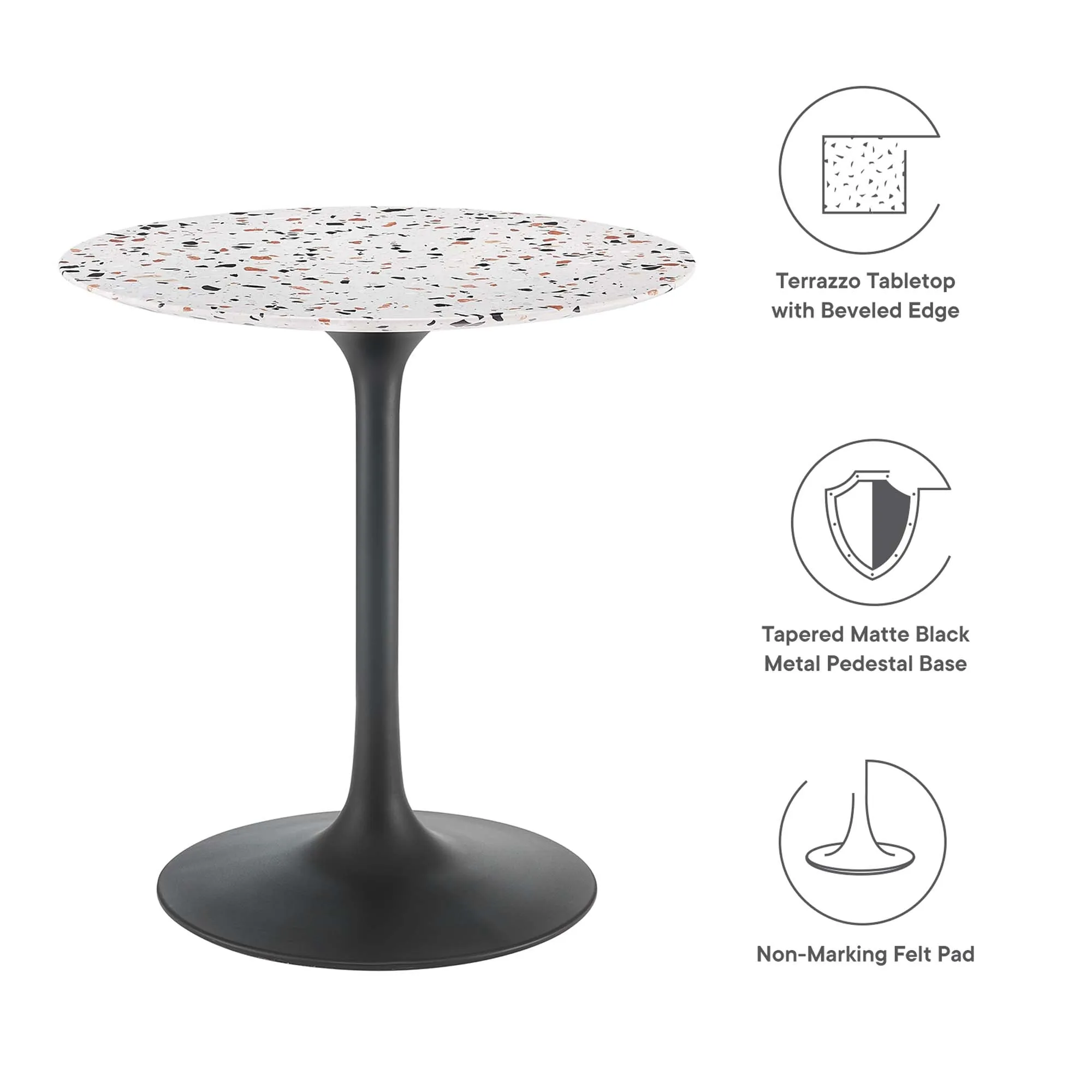 Lippa Round 28" Dining Table by Modway