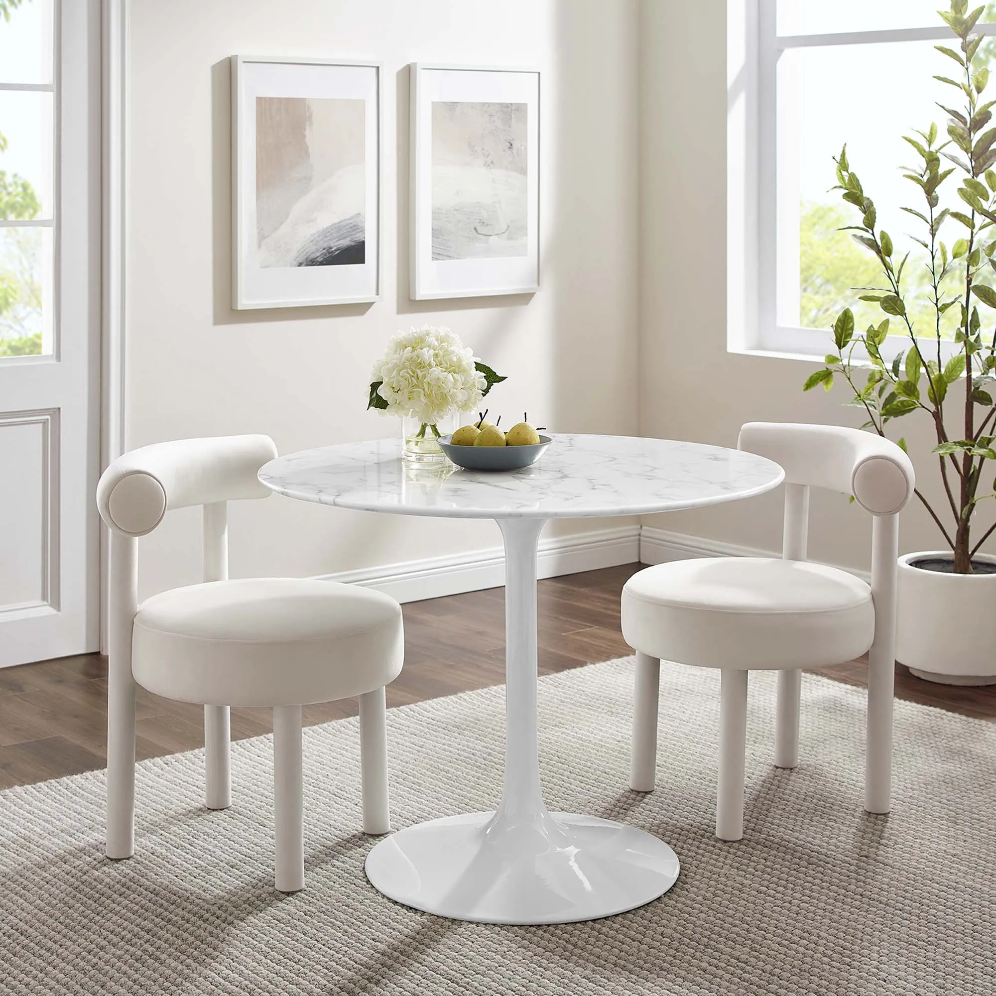 Lippa Round 40" Dining Table by Modway