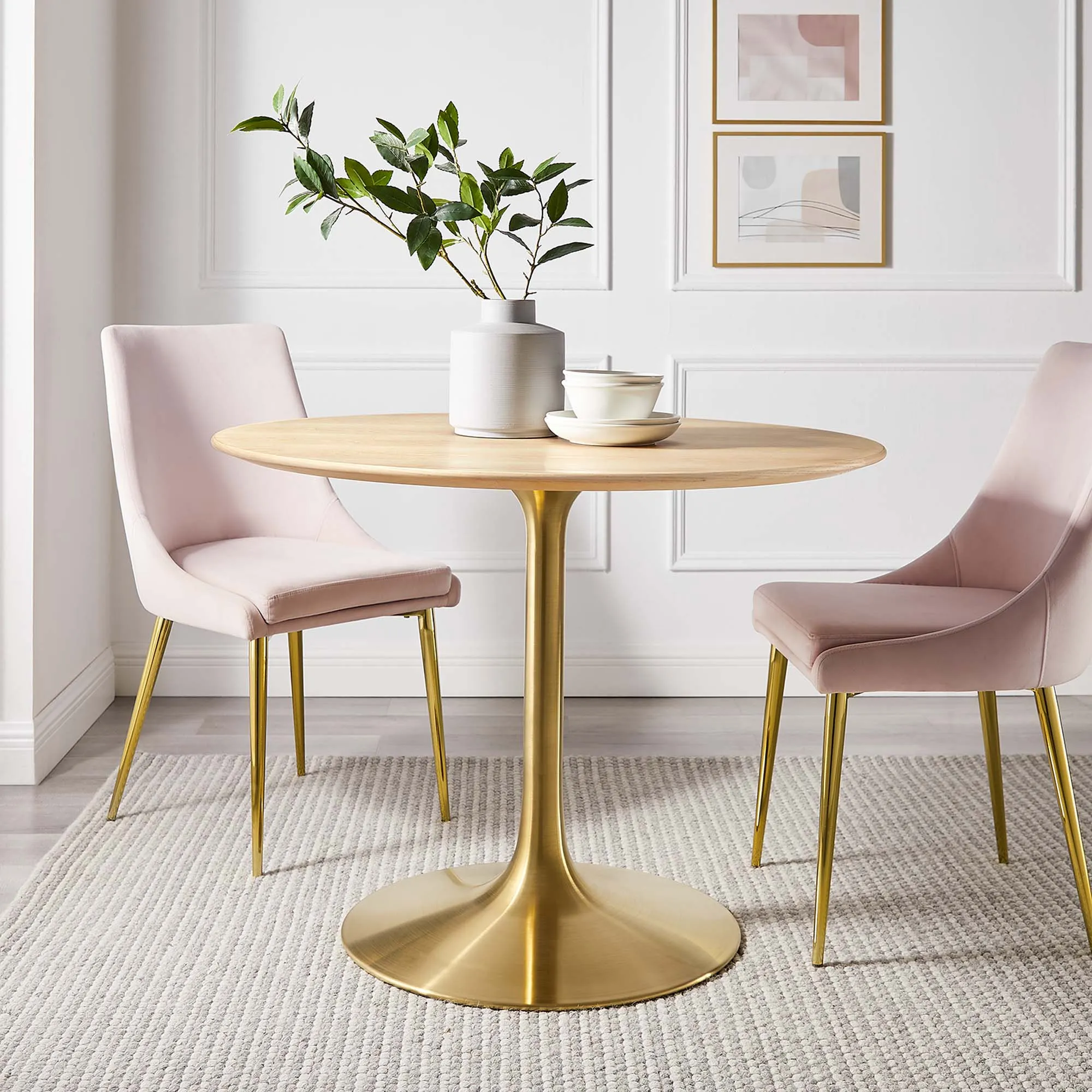 Lippa Round 40" Dining Table by Modway