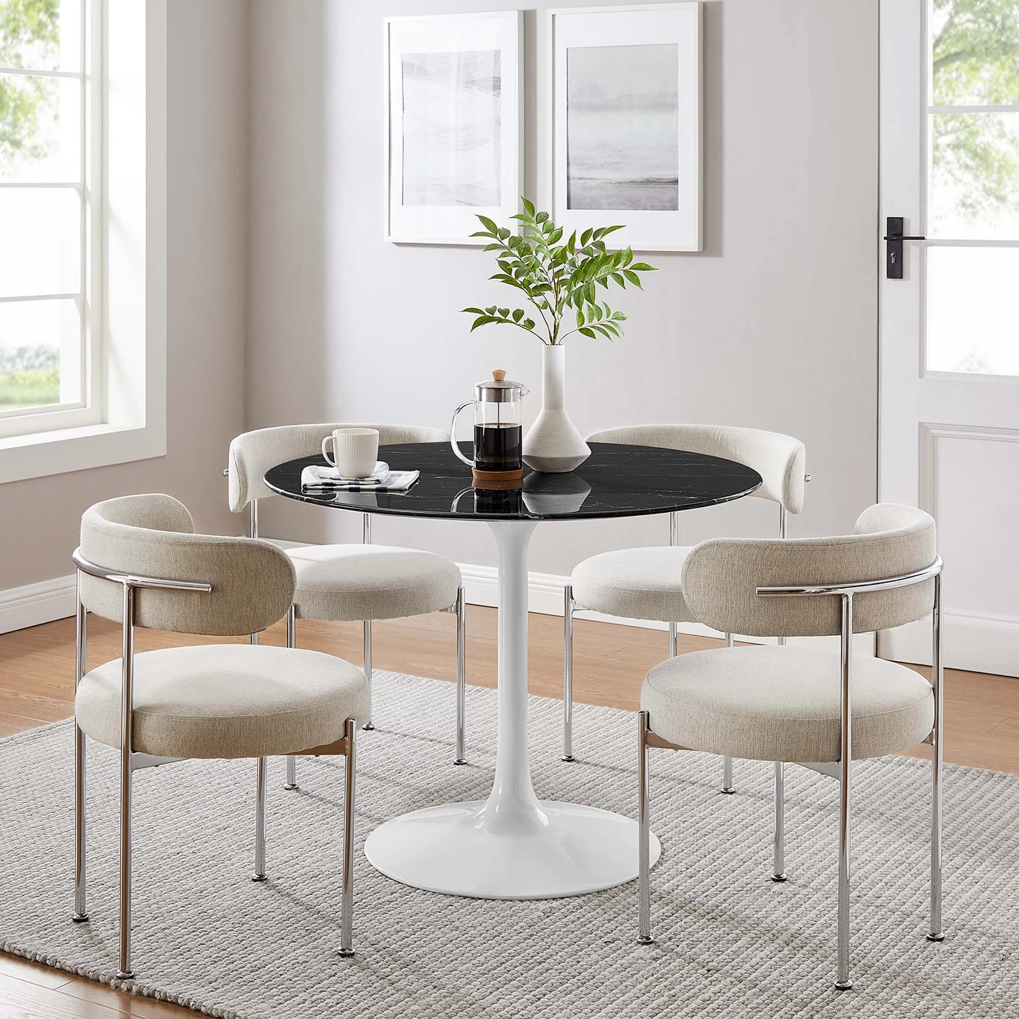 Lippa Round 40" Dining Table by Modway