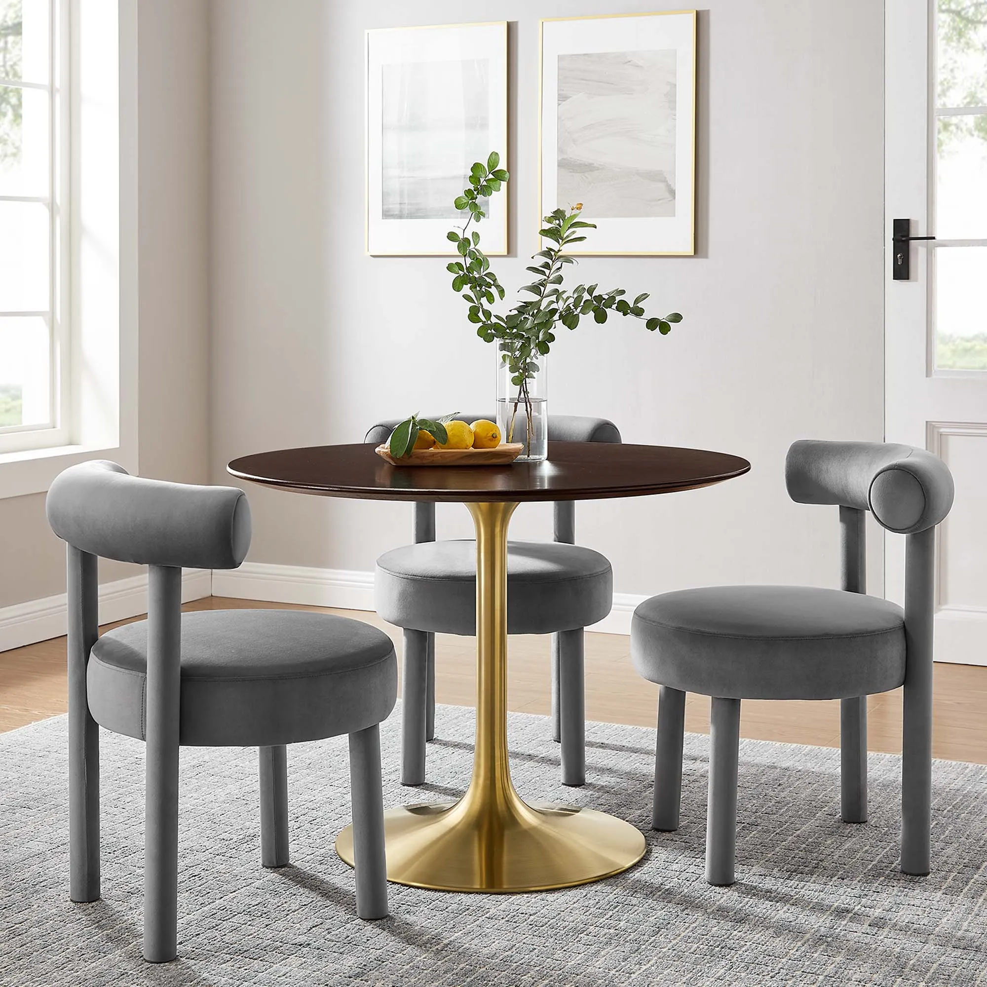 Lippa Round 40" Dining Table by Modway