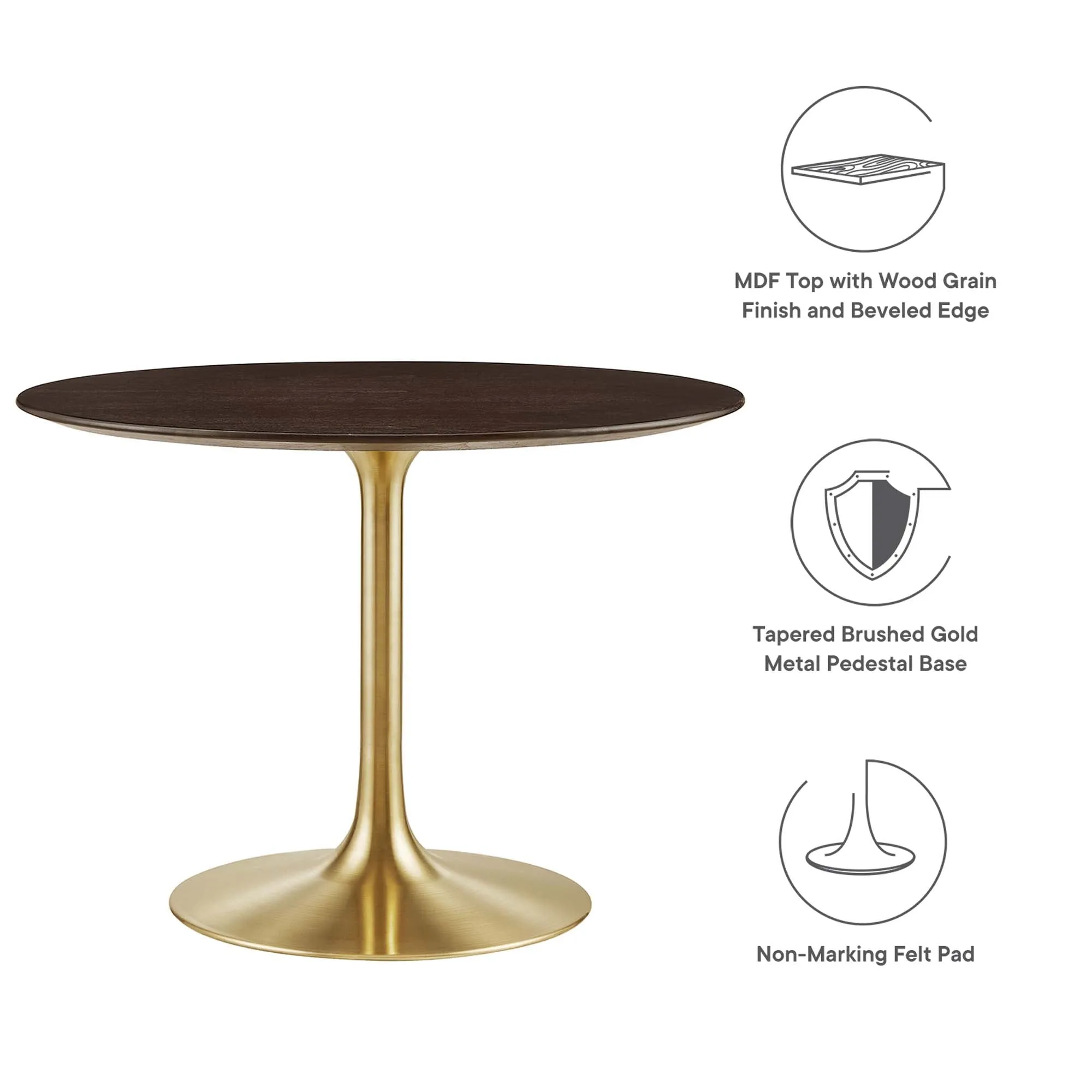 Lippa Round 40" Dining Table by Modway