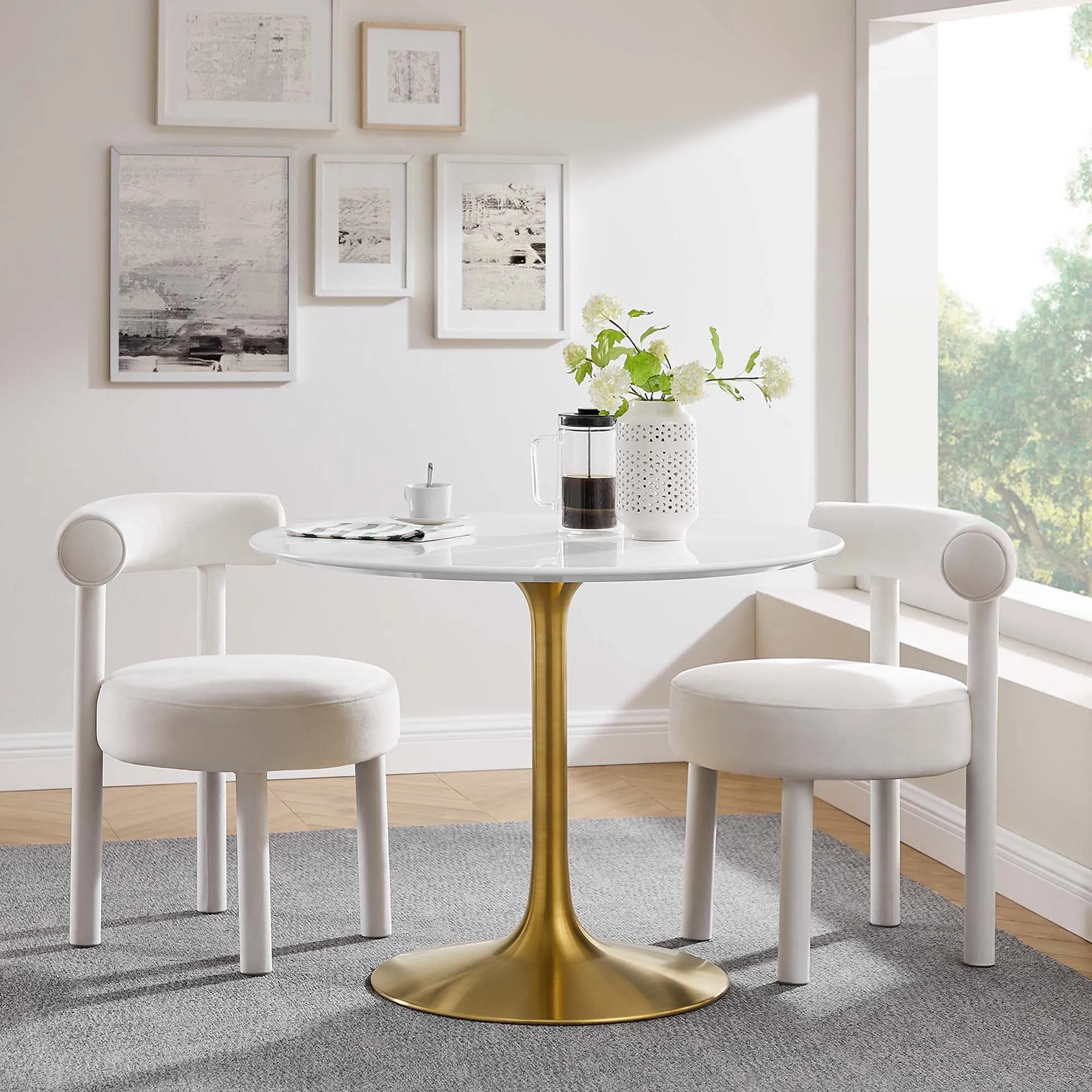 Lippa Round 40" Dining Table by Modway