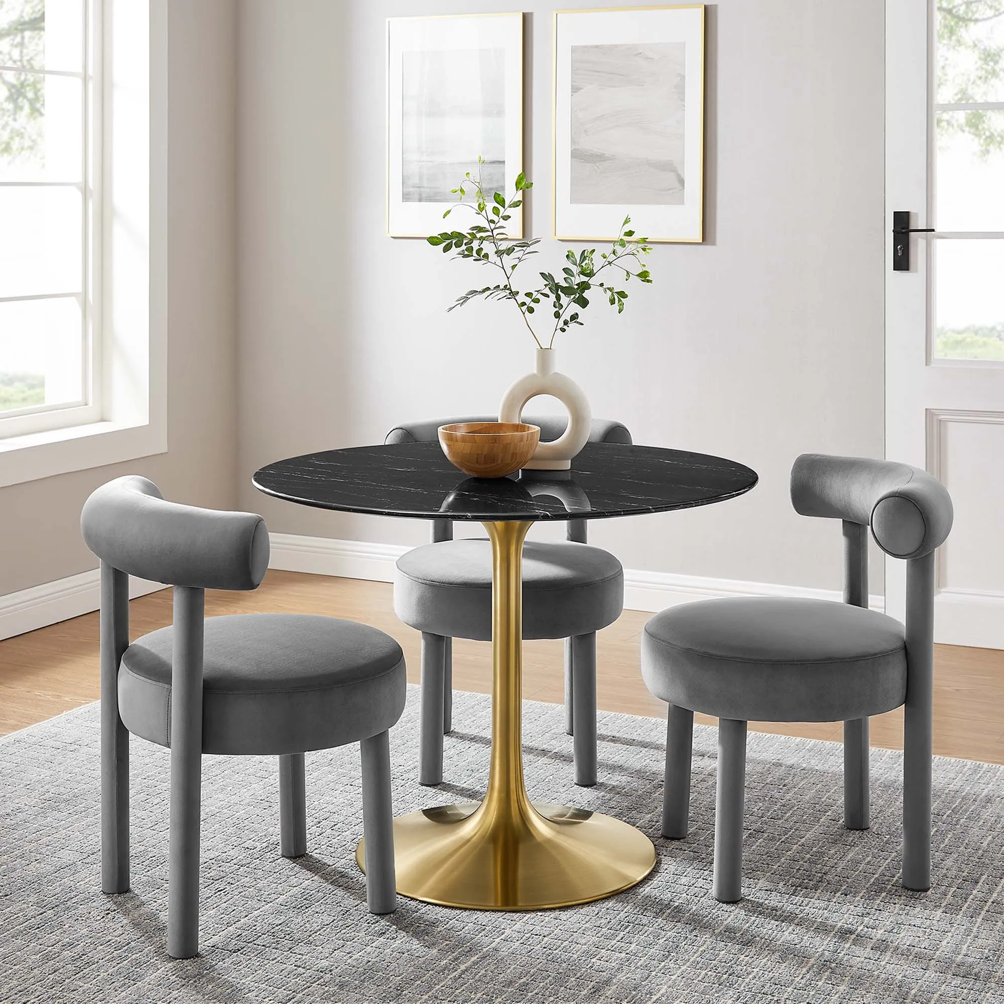 Lippa Round 40" Dining Table by Modway