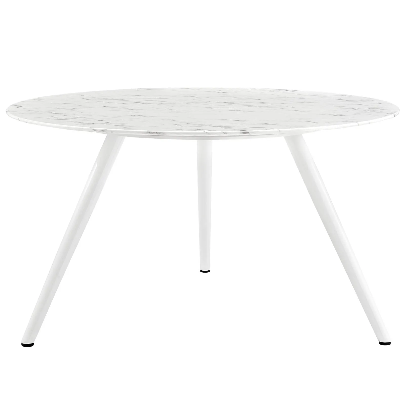 Lippa Round Artificial Marble Dining Table with Tripod Base by Modway