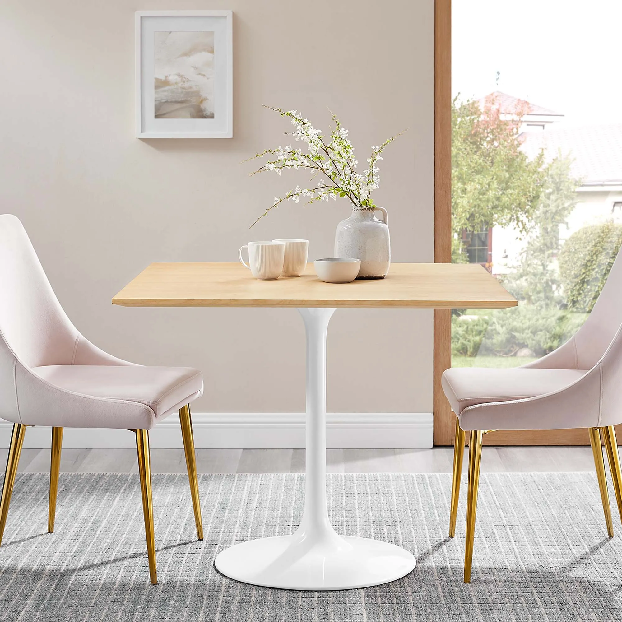 Lippa Square Wood Dining Table by Modway